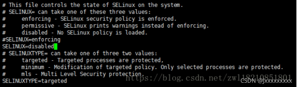 关闭selinux